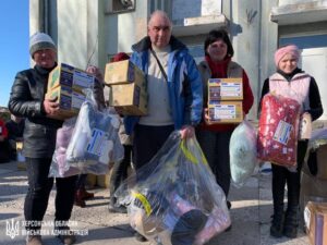 Жителі Херсонщини отримали гуманітарну допомогу від Тайваню (ФОТО)