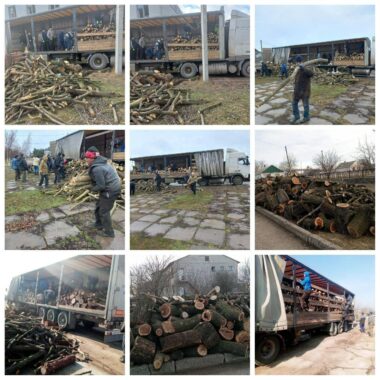 У населені пункти Херсонщини привезли дрова для місцевих жителів
