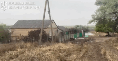 Вода продовжує відступати від населених пунктів Херсонщини, – ОВА (ВІДЕО)