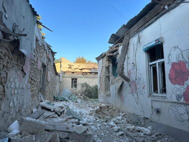 Поліція фіксує наслідки обстрілів російською армією правобережжя Херсонщини