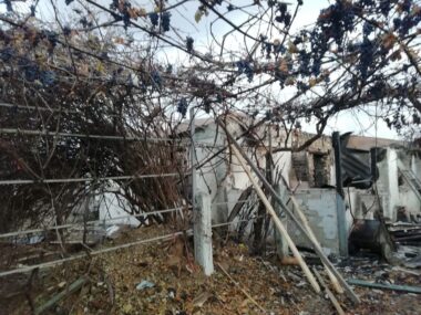 В Херсонской ОГА показали последствия обстрелов Веселого (ФОТО)