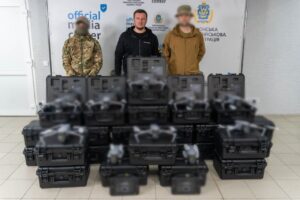 Херсонские морпехи получили новую партию дронов от местных громад