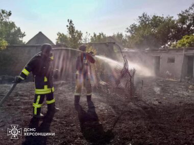 Русские оккупанты нанесли удары по 44 населенным пунктам Херсонщины: 12 человек ранены