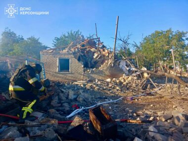 Массированные обстрелы Херсонской области: 22 человека ранены, в том числе один ребенок